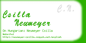 csilla neumeyer business card